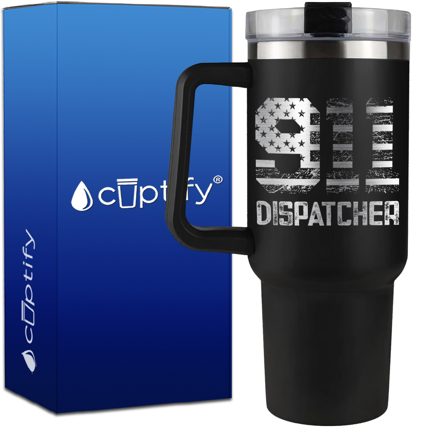 911 Dispatcher on 40oz Dispatcher Traveler Mug