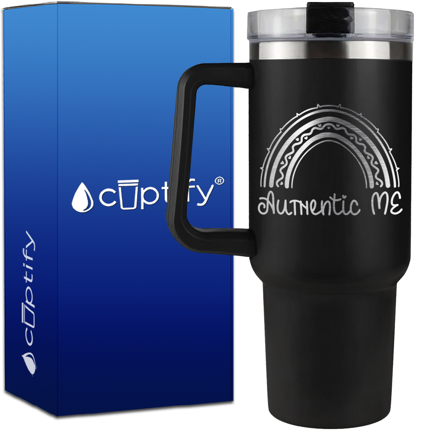 Authentic Me on 40oz Autism Traveler Mug