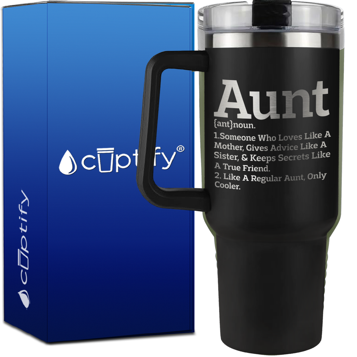 Aunt Definition on 40oz Aunt Traveler Mug