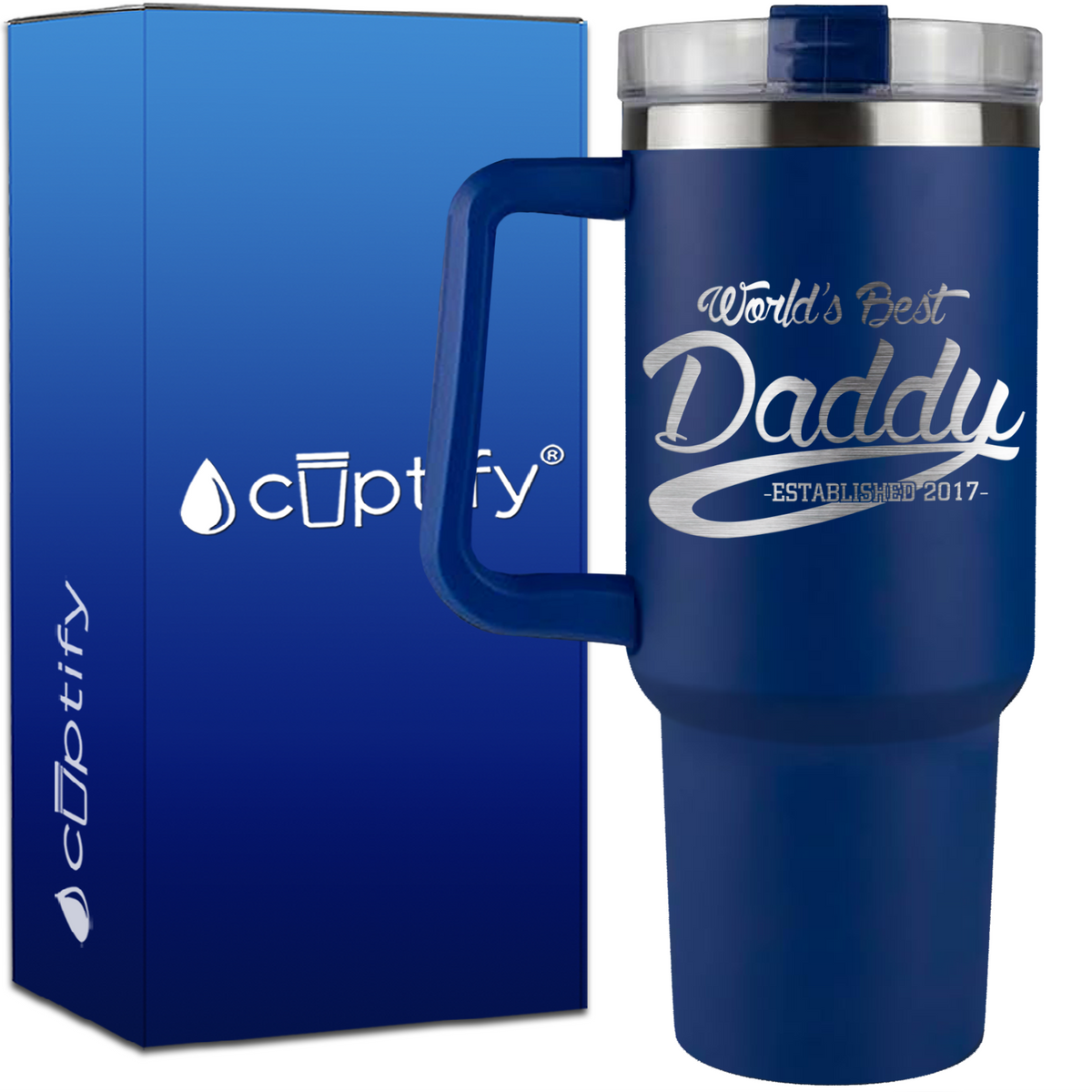 World's Best Daddy on 40oz Dad Traveler Mug