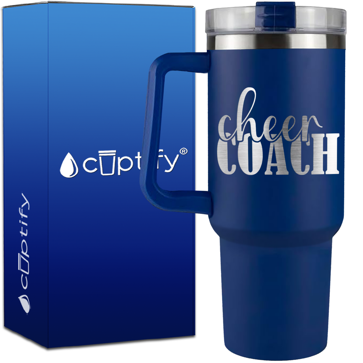 Cheer Coach on 40oz Cheer Traveler Mug