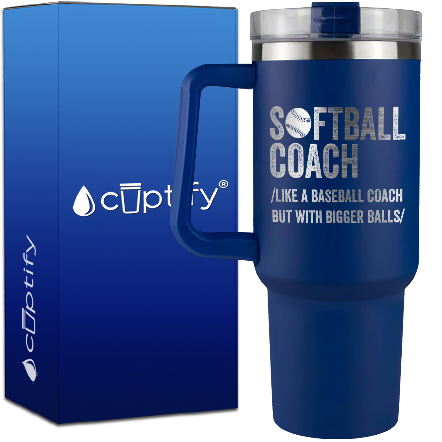 Softball Coach on 40oz Coach Traveler Mug