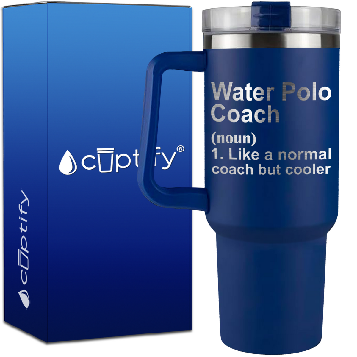 Water Polo Coach Definition on 40oz Coach Traveler Mug
