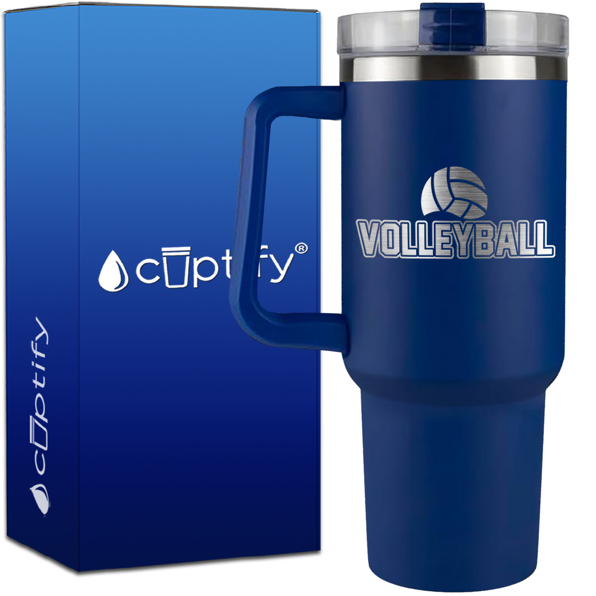 Volleyball on 40oz Volleyball Traveler Mug