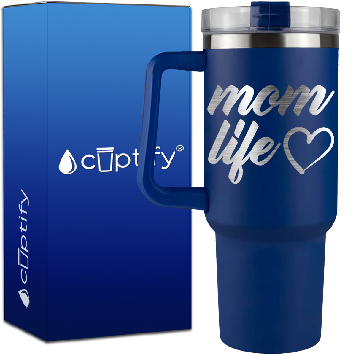 Mom Life on 40oz Mom Traveler Mug