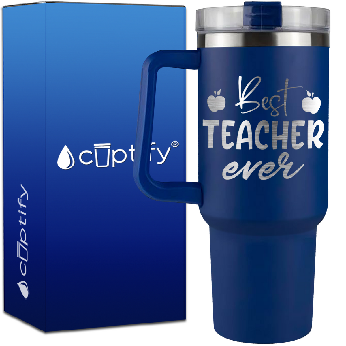 Best Teacher Ever on 40oz Teacher Traveler Mug
