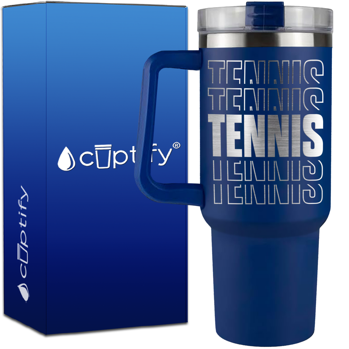 Tennis Tennis Tennis on 40oz Tennis Traveler Mug
