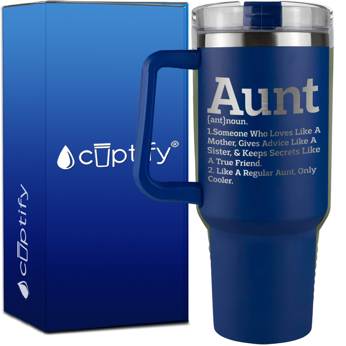 Aunt Definition on 40oz Aunt Traveler Mug