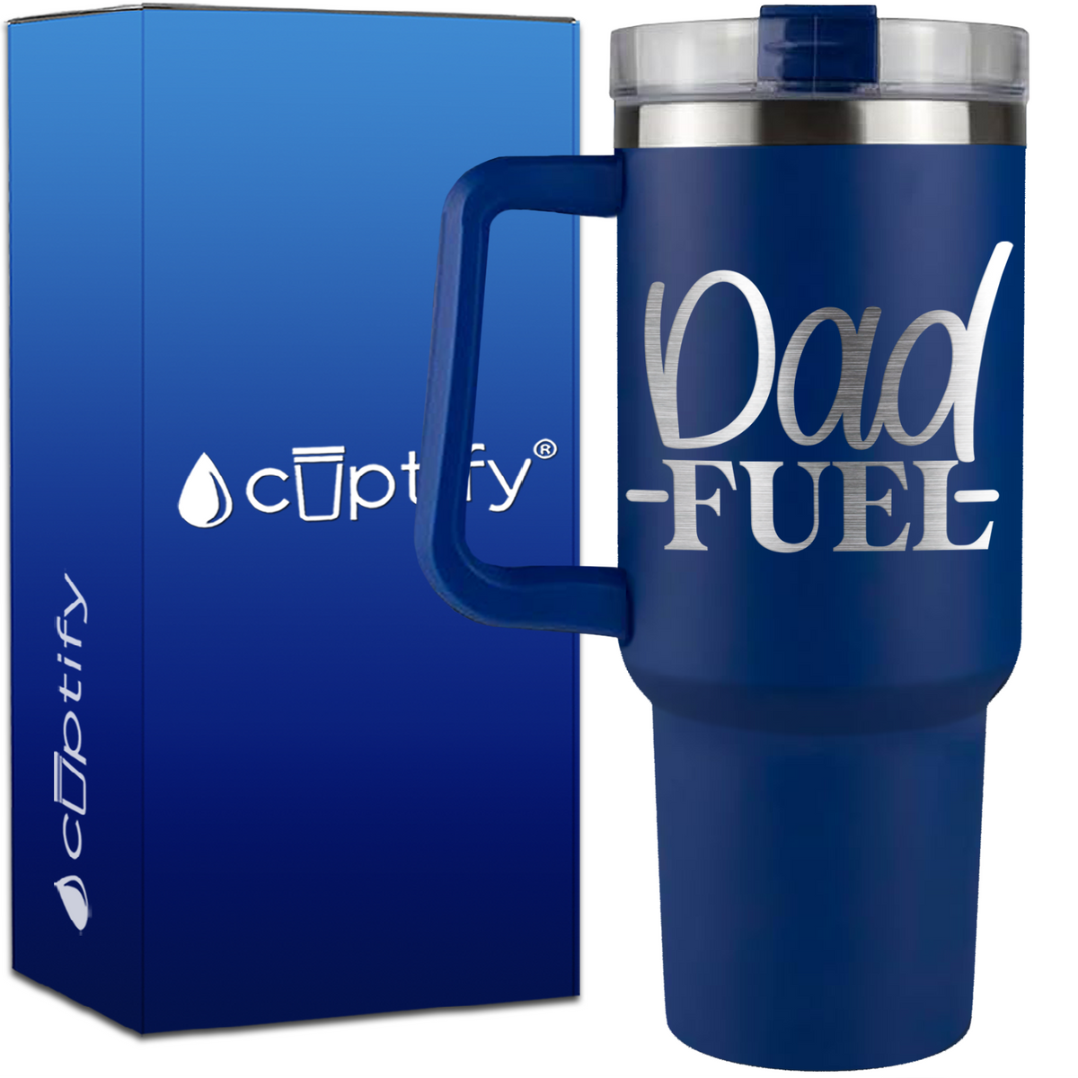 Dad Fuel on 40oz Dad Traveler Mug