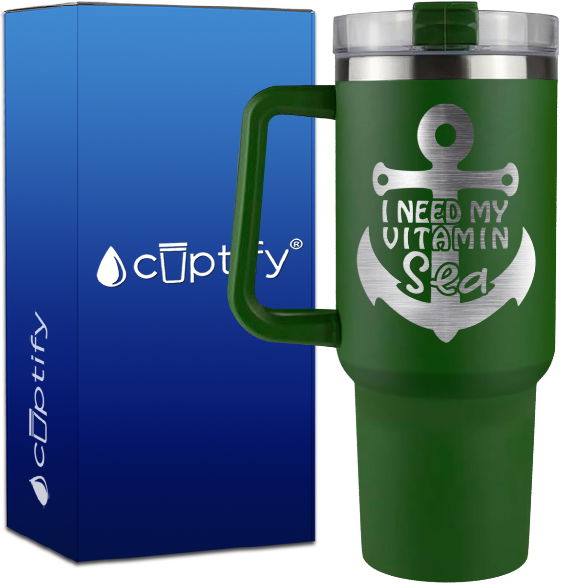 I need my Vitamin Sea Anchor on 40oz Beach Life Traveler Mug