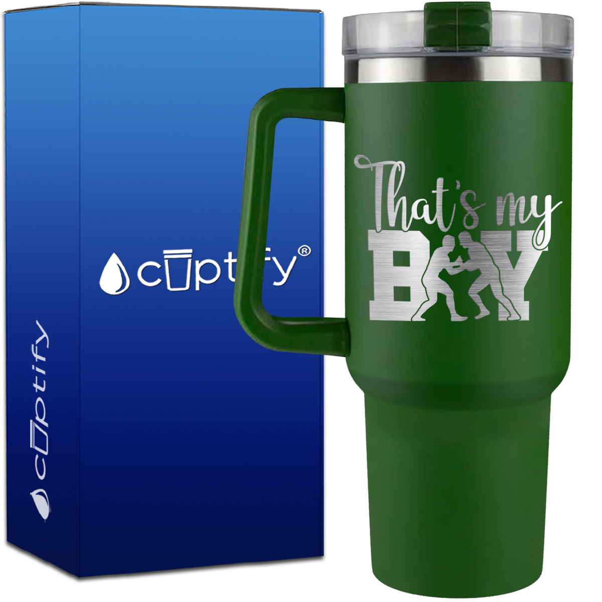 That's My Boy Wrestling on 40oz Wrestling Traveler Mug