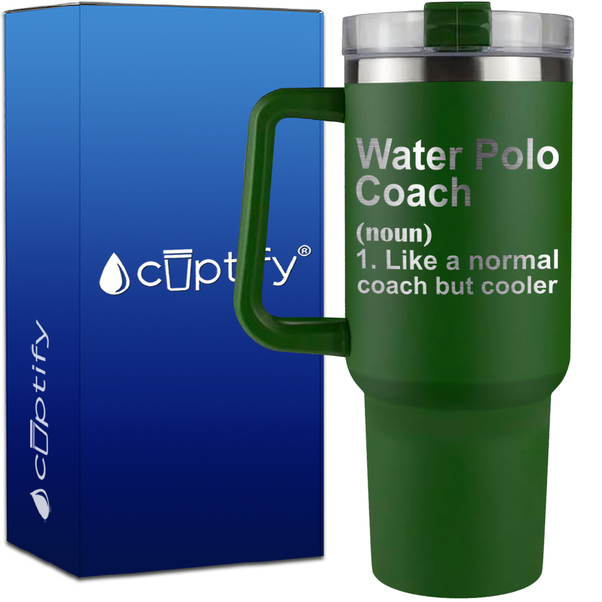 Water Polo Coach Definition on 40oz Coach Traveler Mug