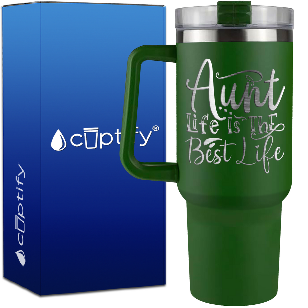 Aunt Life Is The Best Life on 40oz Aunt Traveler Mug