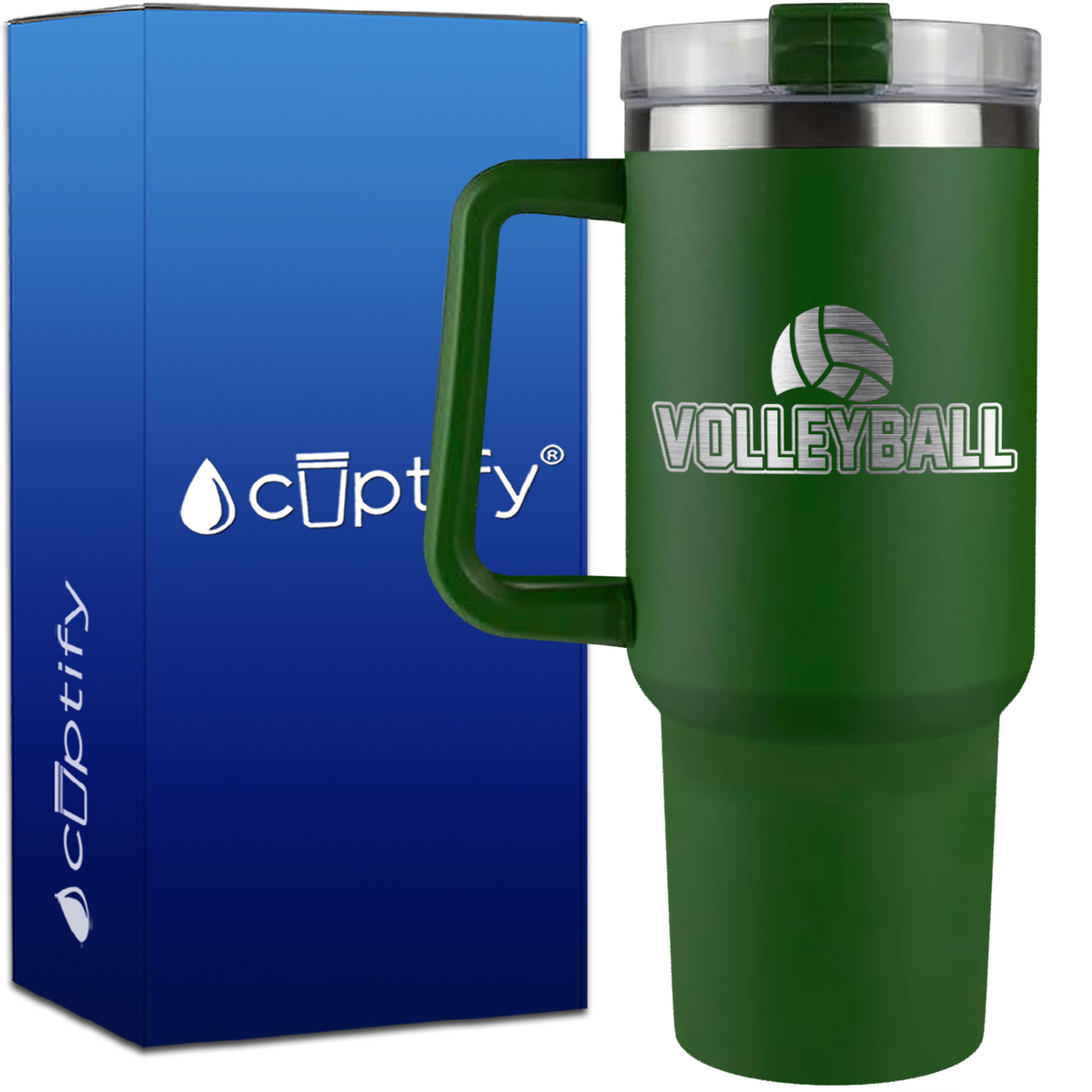 Volleyball on 40oz Volleyball Traveler Mug