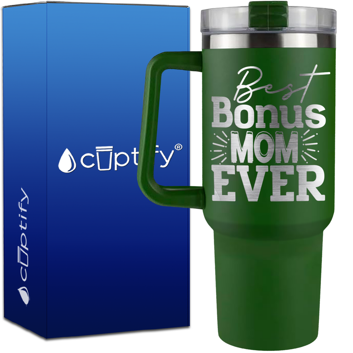 Best Bonus Mom Ever on 40oz Mom Traveler Mug
