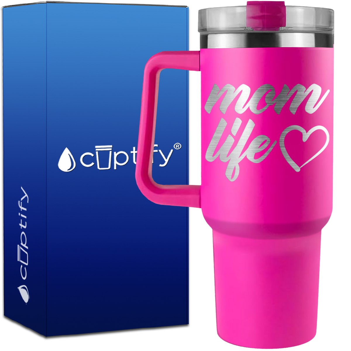 Mom Life on 40oz Mom Traveler Mug