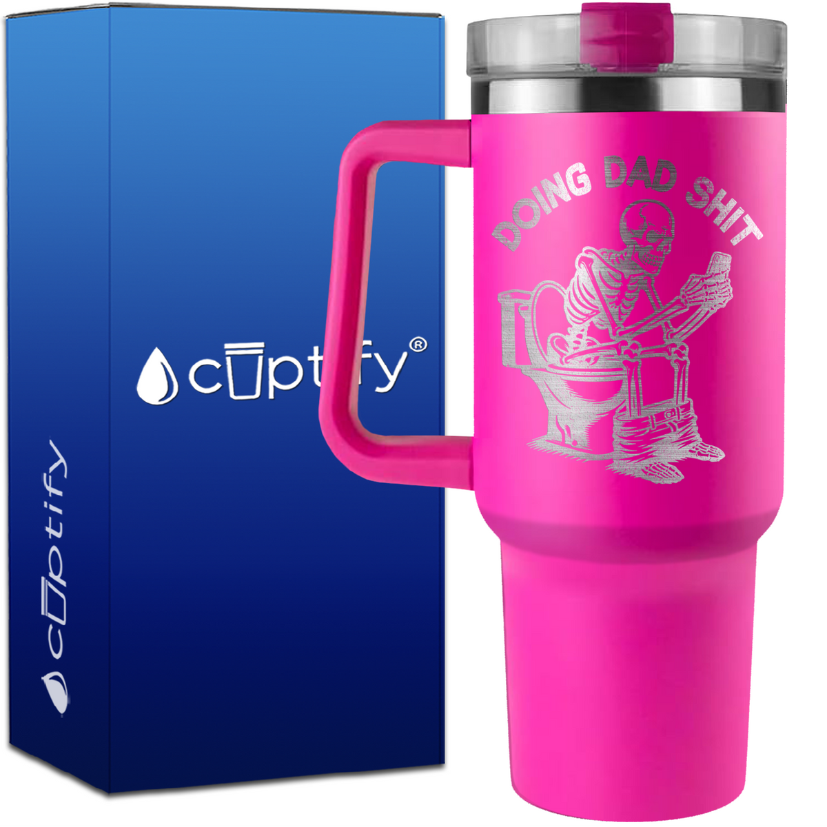 Doing Dad Shit on 40oz Funny Traveler Mug