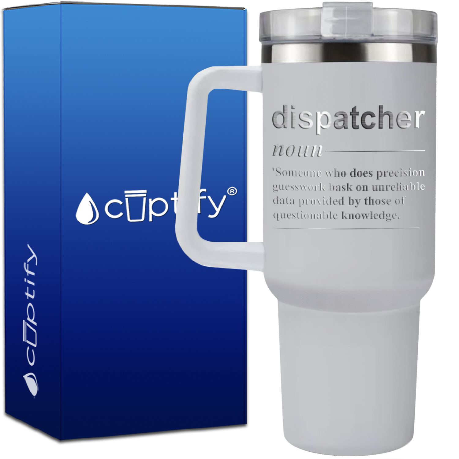 Dispatcher Noun Definition on 40oz Dispatcher Traveler Mug