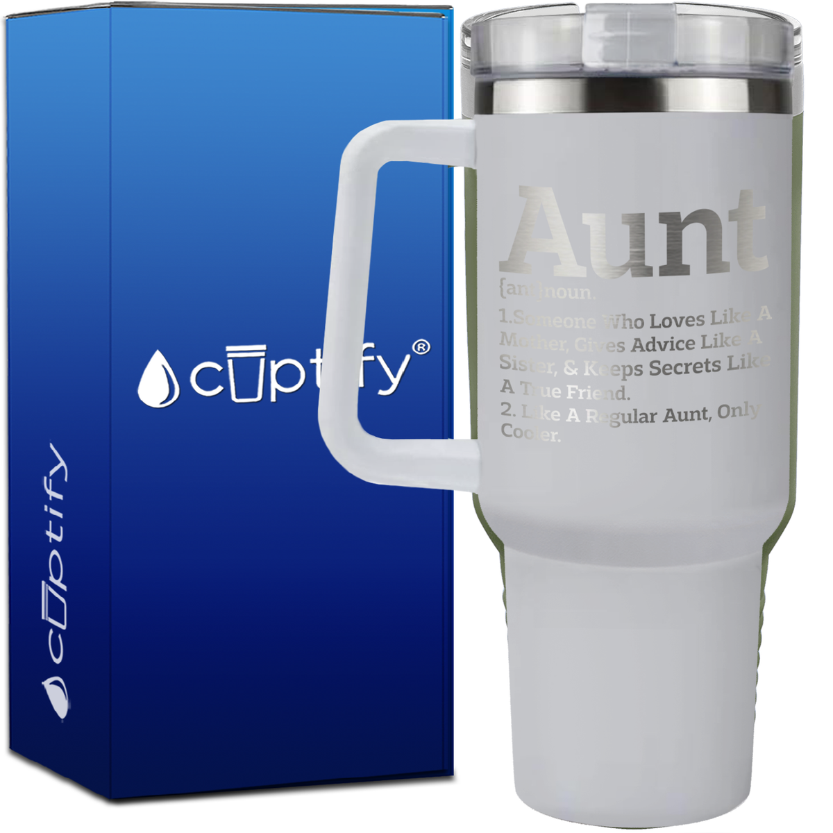 Aunt Definition on 40oz Aunt Traveler Mug