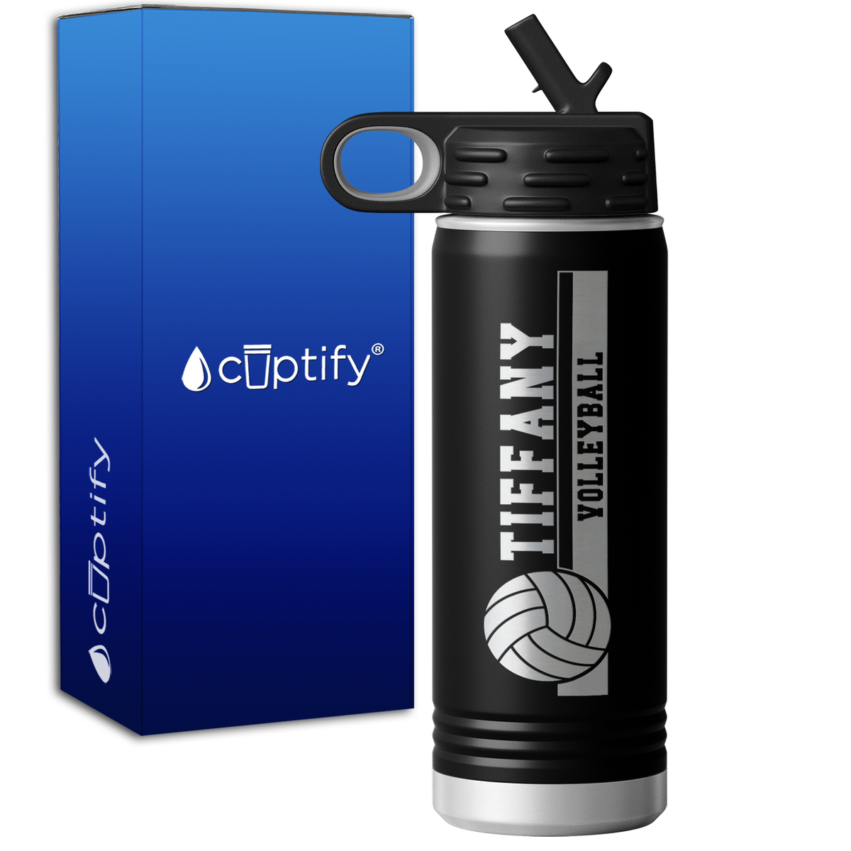 Volleyball Mom 20oz Sport Water Bottle