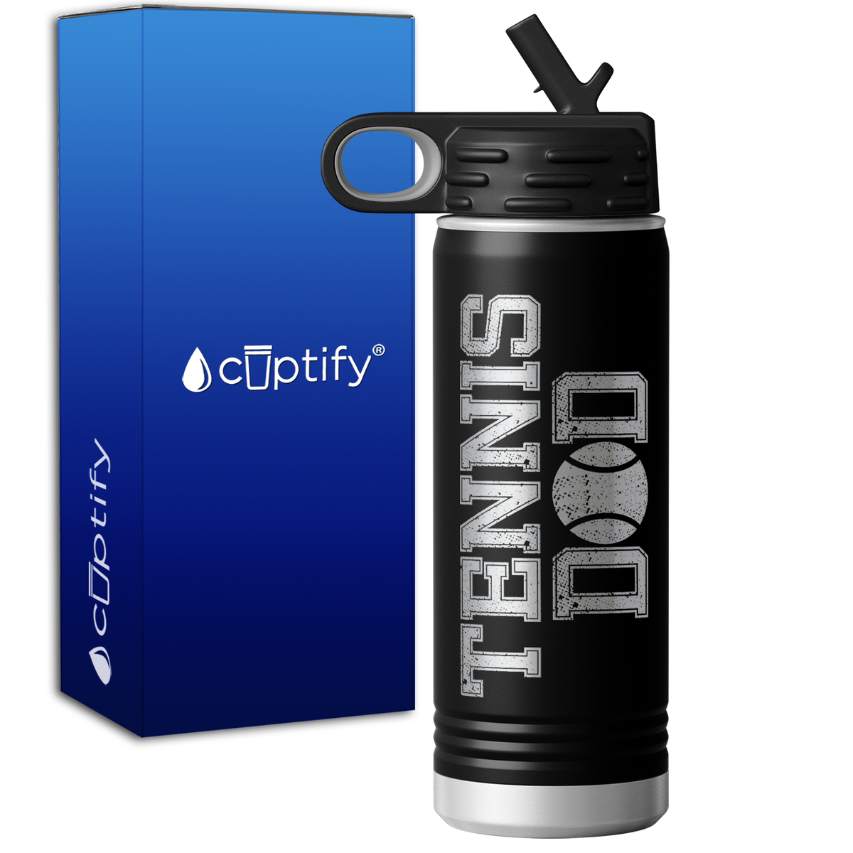 Tennis Dad 20oz Sport Water Bottle