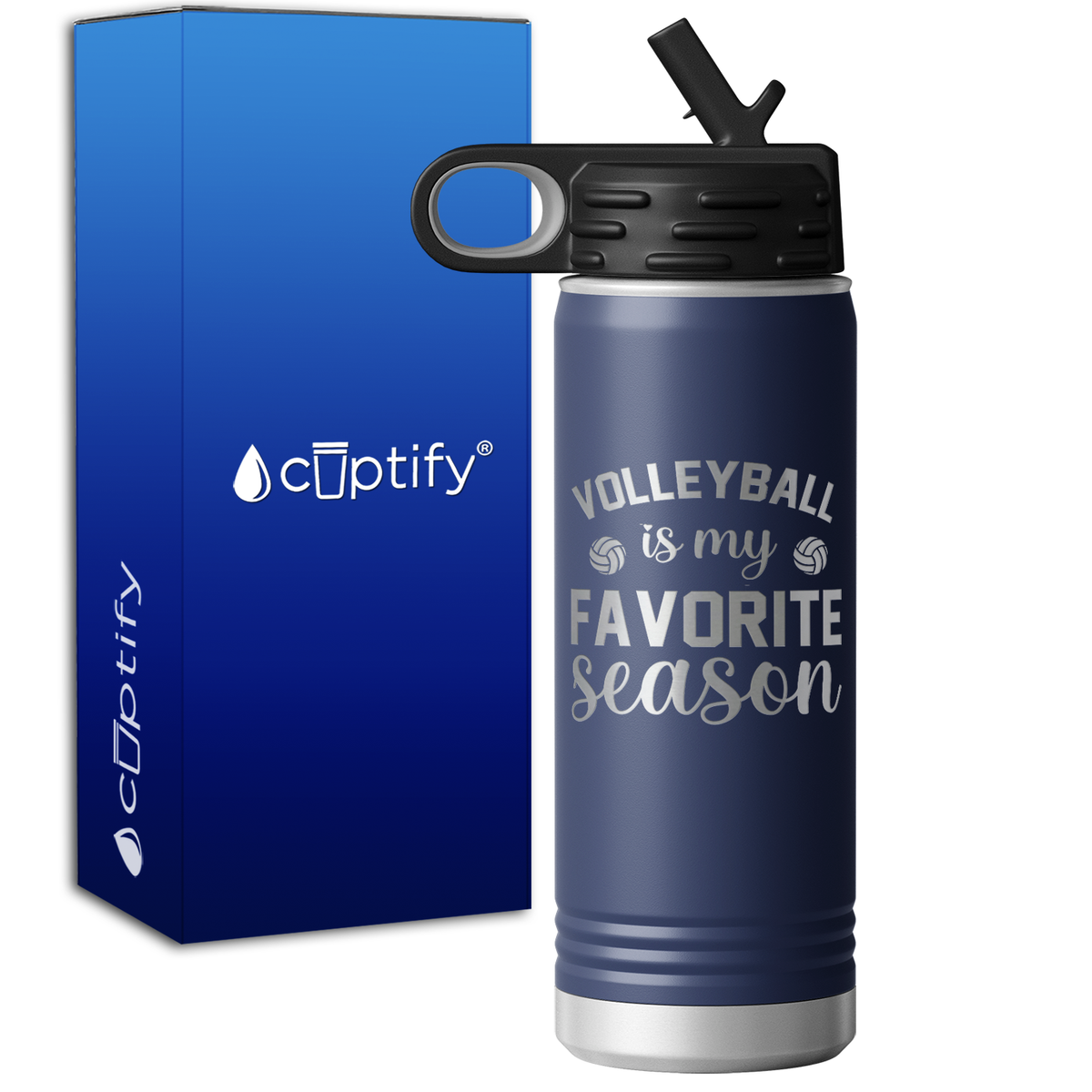 Volleyball is my Favorite Season 20oz Sport Water Bottle