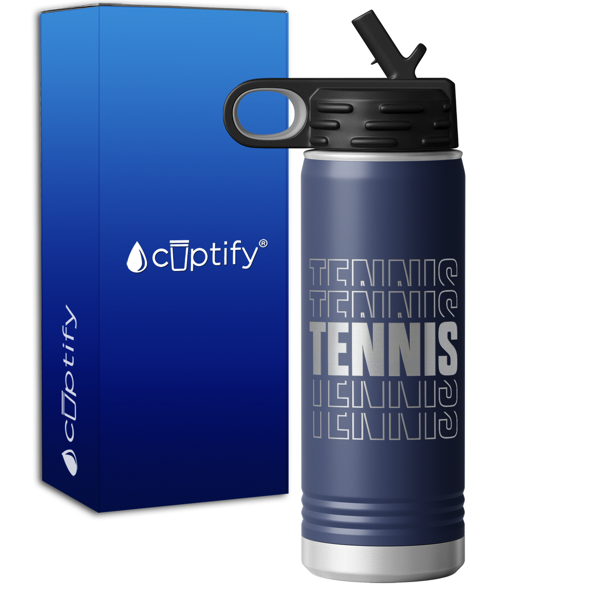Tennis Tennis Tennis 20oz Sport Water Bottle