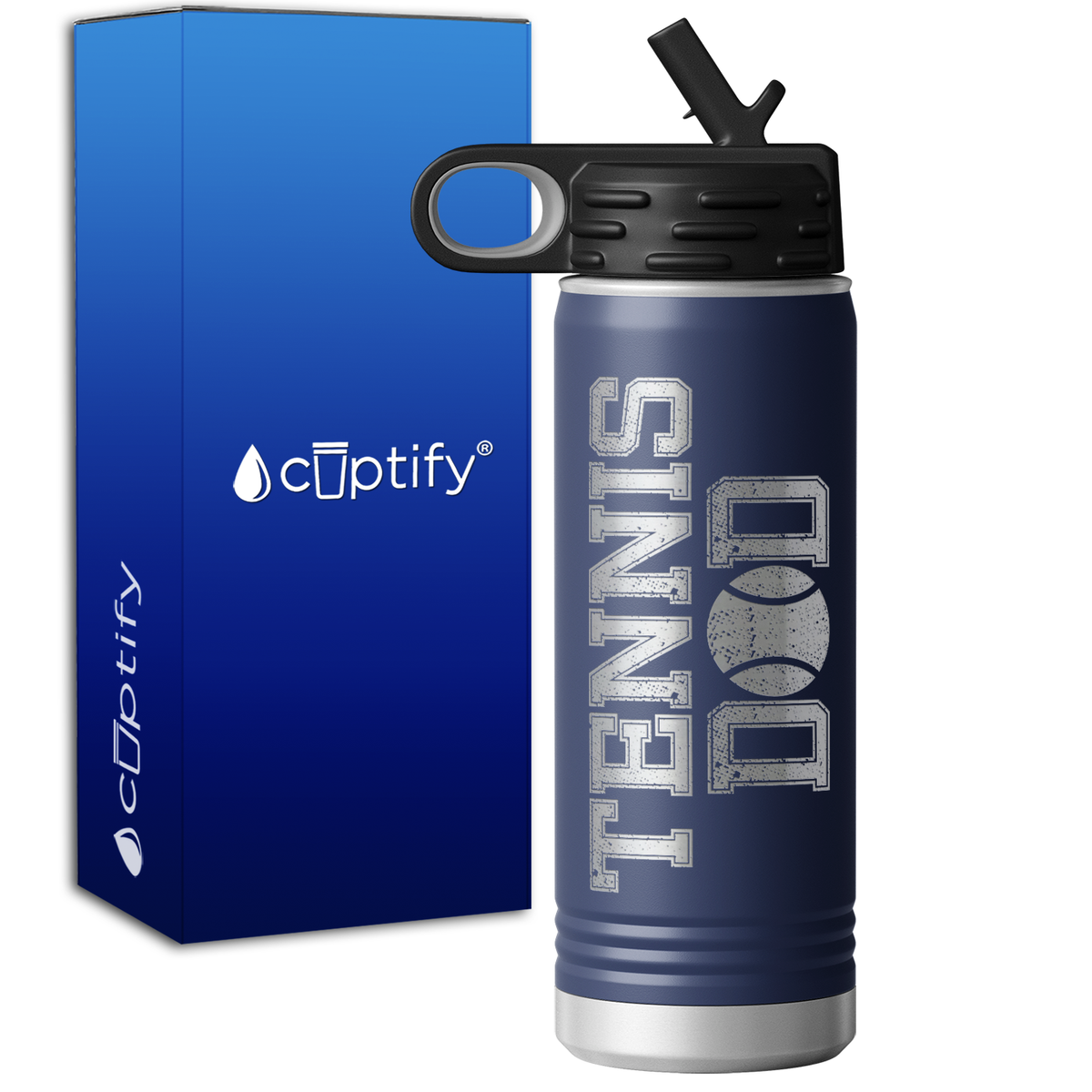 Tennis Dad 20oz Sport Water Bottle