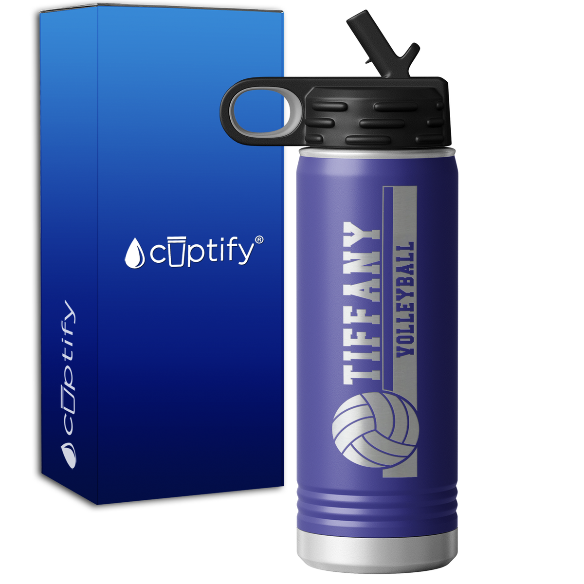 Volleyball Mom 20oz Sport Water Bottle