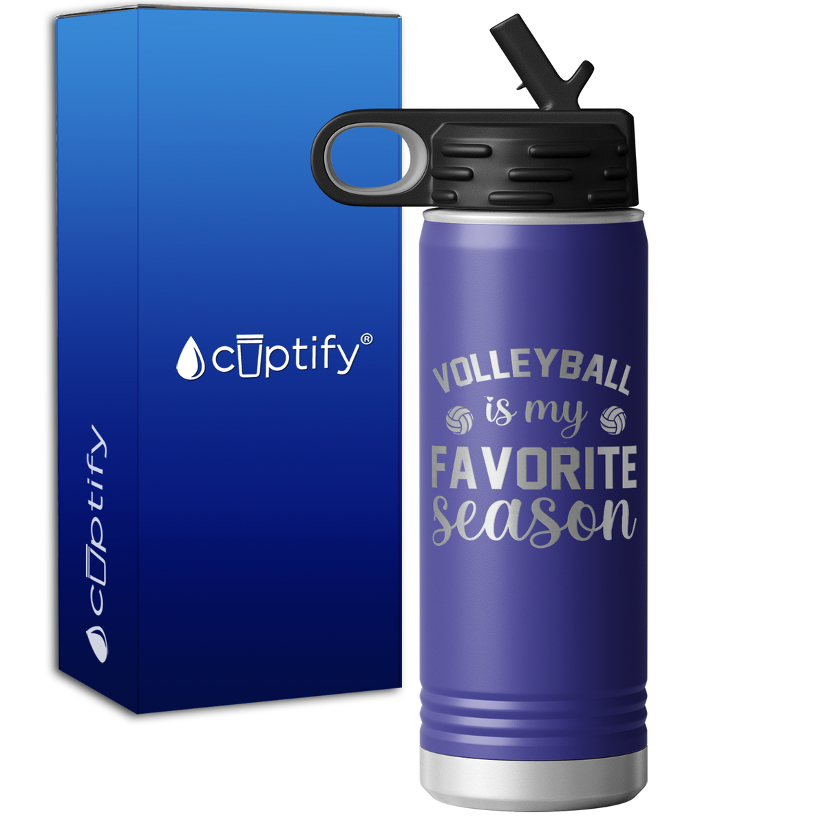 Volleyball is my Favorite Season 20oz Sport Water Bottle