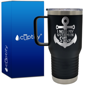 I need my Vitamin Sea Anchor 20oz Beach Life Travel Mug