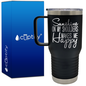Sunshine on my Shoulders 20oz Beach Life Travel Mug