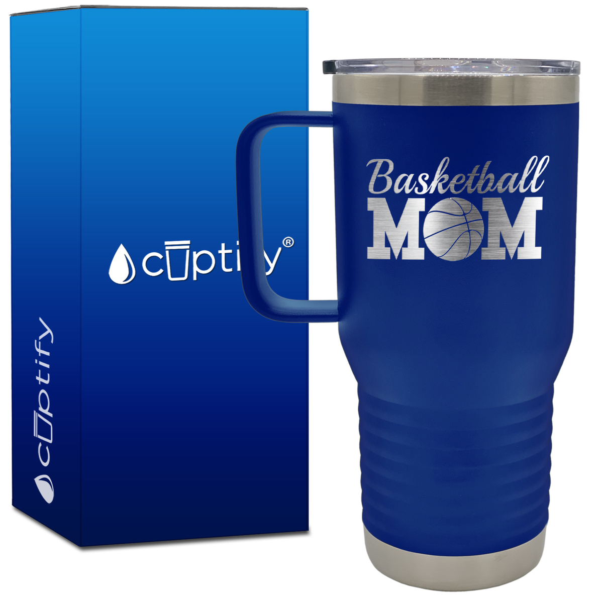 Basketball Mom 20oz Mom Travel Mug