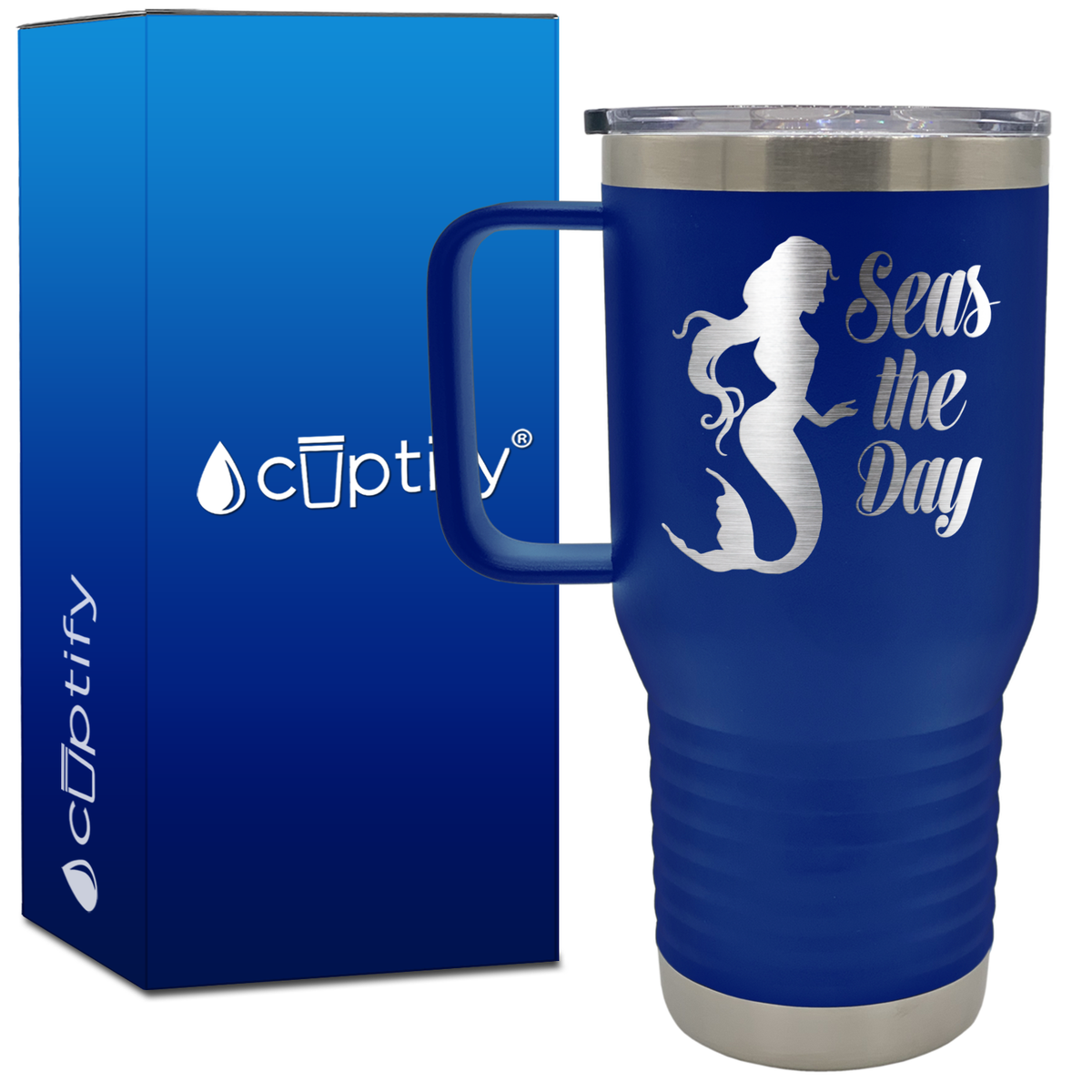 Seas the Day 20oz Beach Life Travel Mug