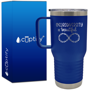 Neurodiversity is Beautiful 20oz Autism Travel Mug