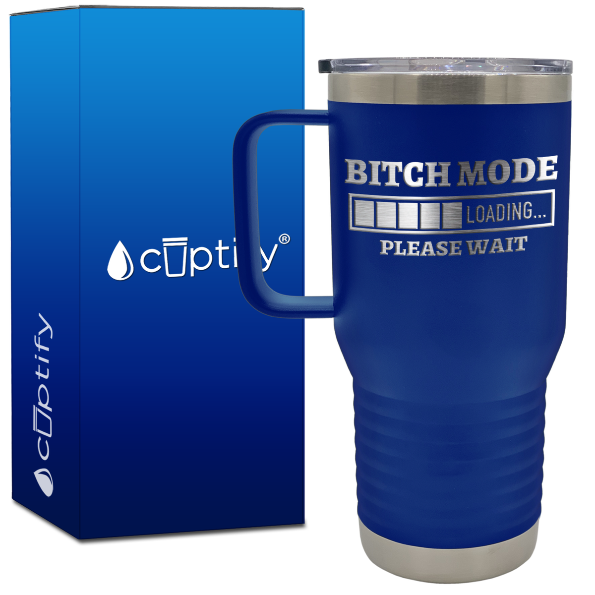 Bitch Mode Loading 20oz Travel Mug