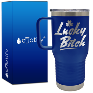 Lucky Bitch 20oz Travel Mug