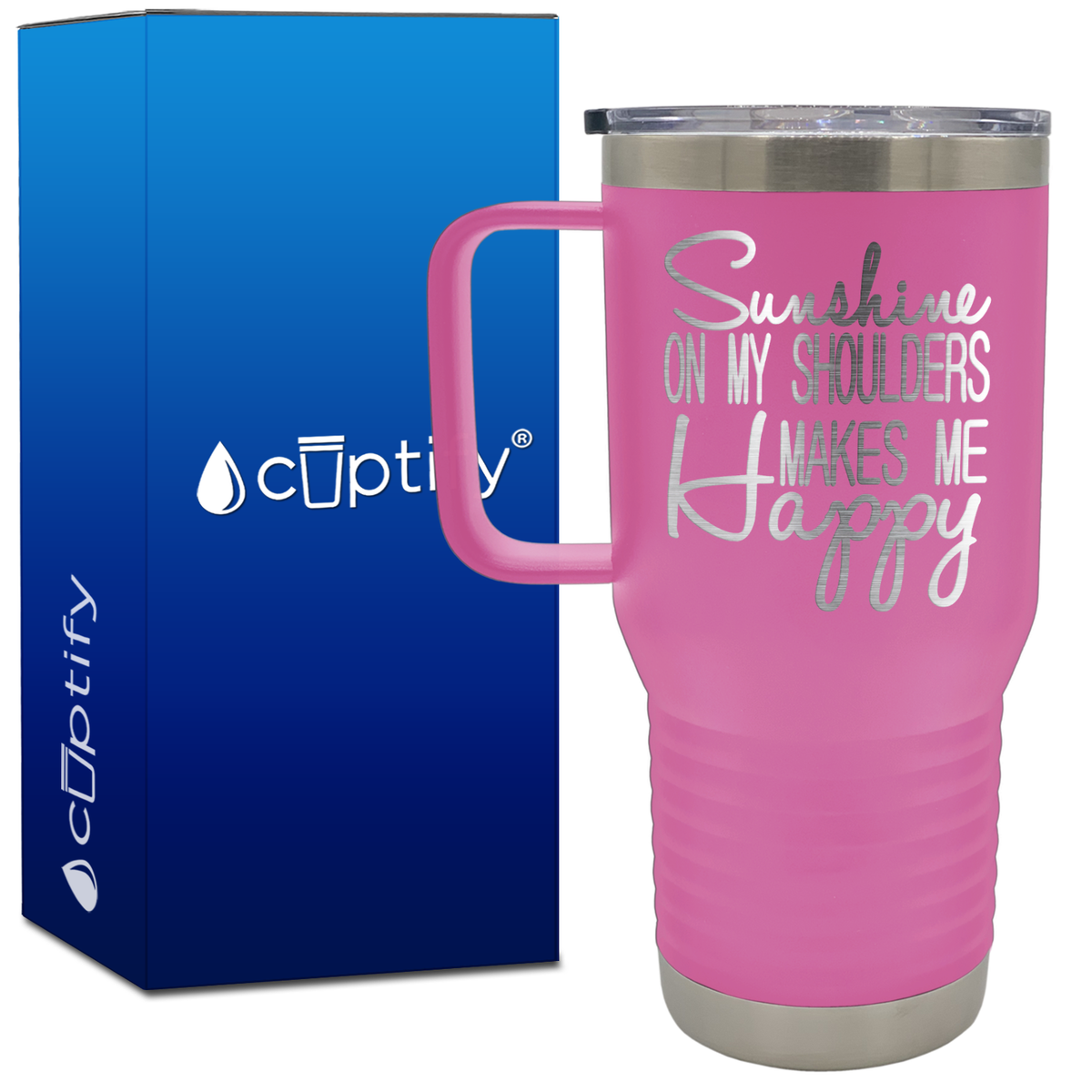 Sunshine on my Shoulders 20oz Beach Life Travel Mug