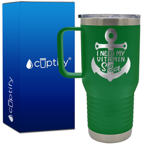 I need my Vitamin Sea Anchor 20oz Beach Life Travel Mug