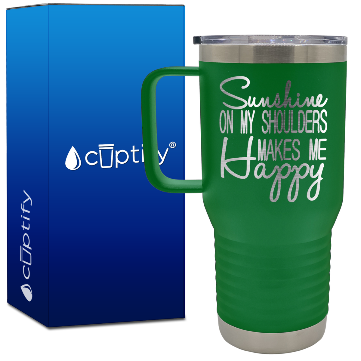 Sunshine on my Shoulders 20oz Beach Life Travel Mug