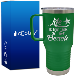 Life is Better at the Beach Starfish 20oz Beach Life Travel Mug