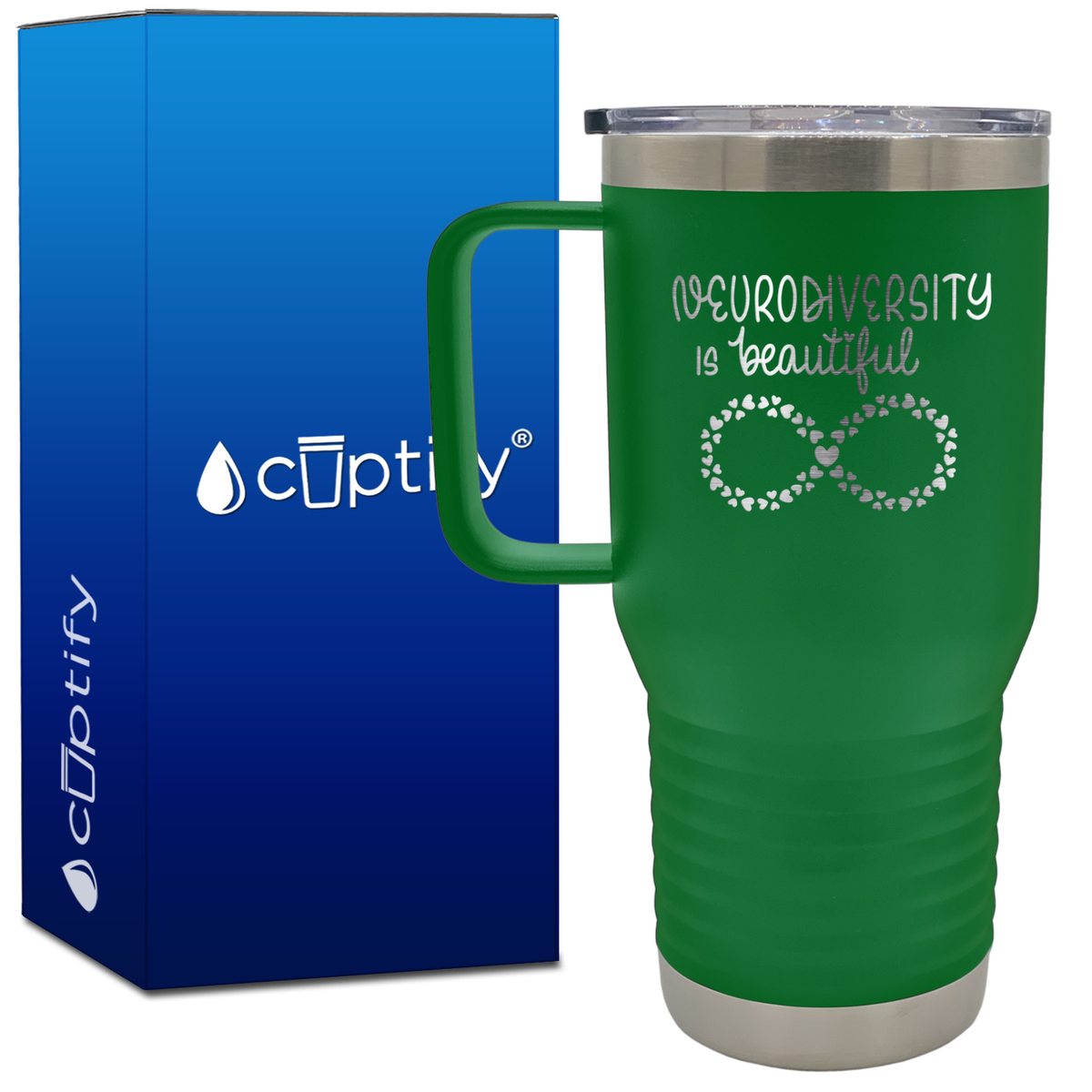 Neurodiversity is Beautiful 20oz Autism Travel Mug