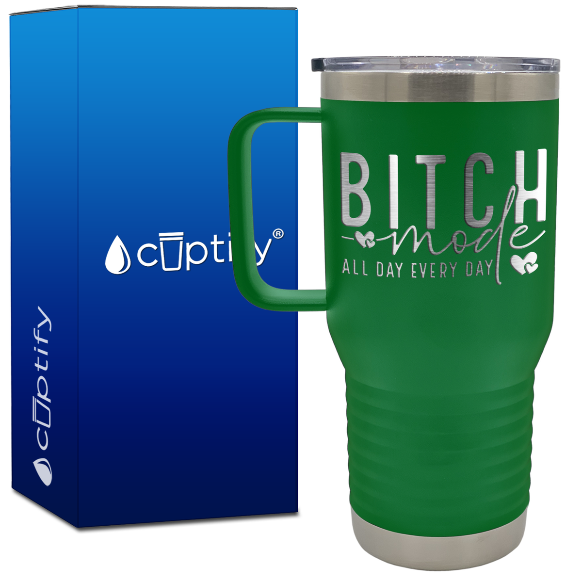 Bitch Mode All Day Every Day 20oz Travel Mug