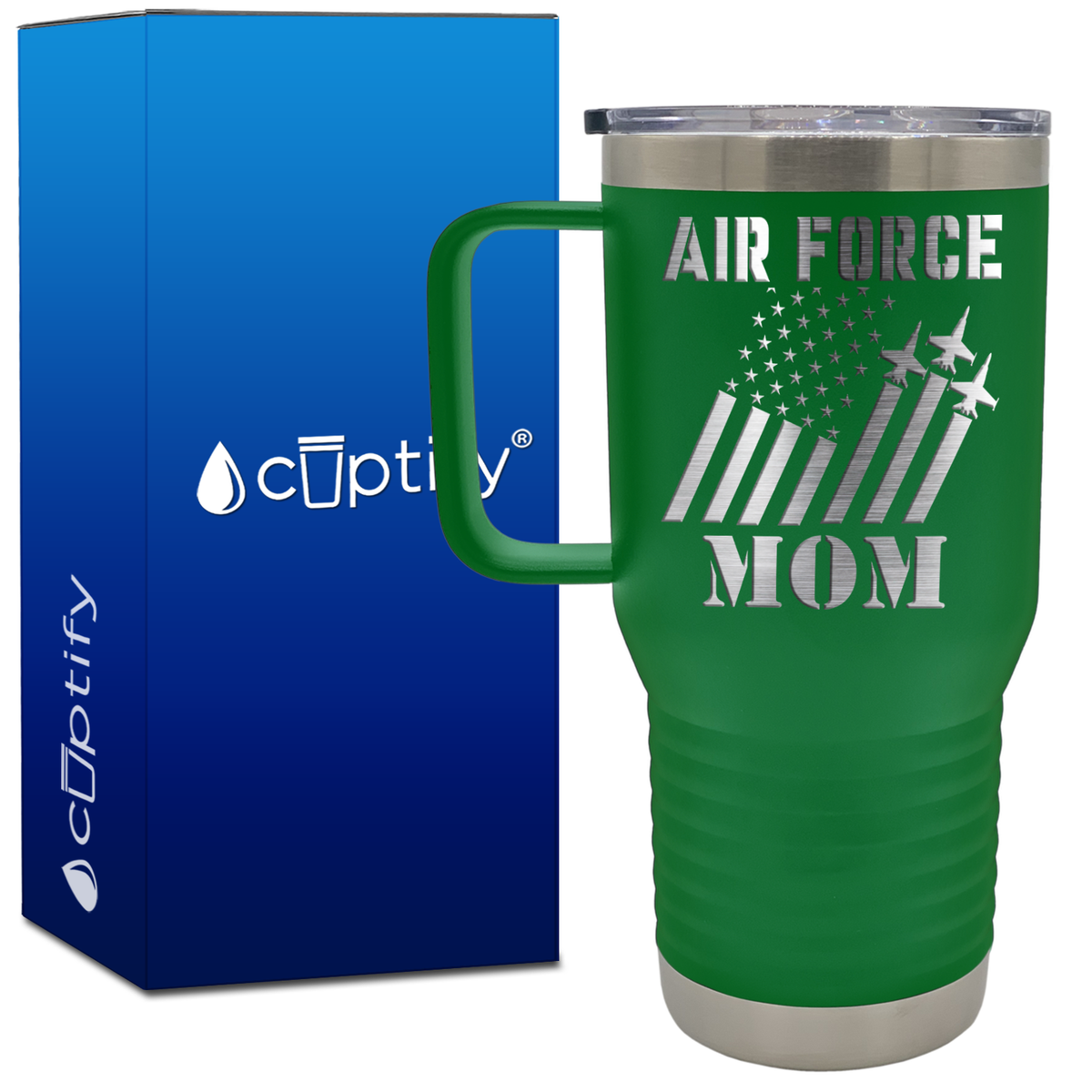 Air Force Mom 20oz Travel Mug