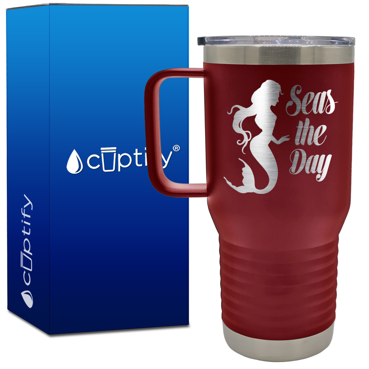 Seas the Day 20oz Beach Life Travel Mug