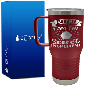 Behind Every Bad Bitch is a Car Seat 20oz Travel Mug