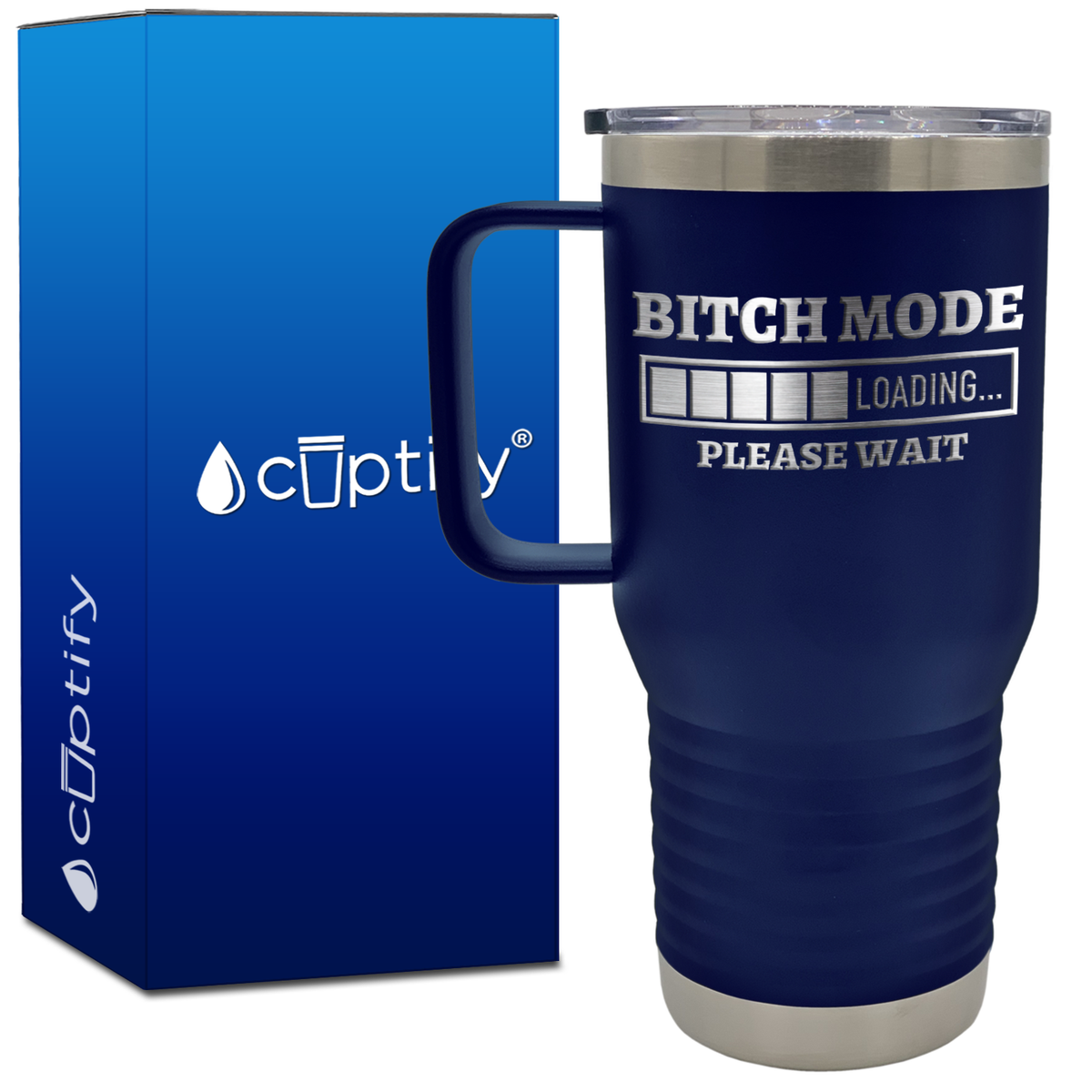 Bitch Mode Loading 20oz Travel Mug