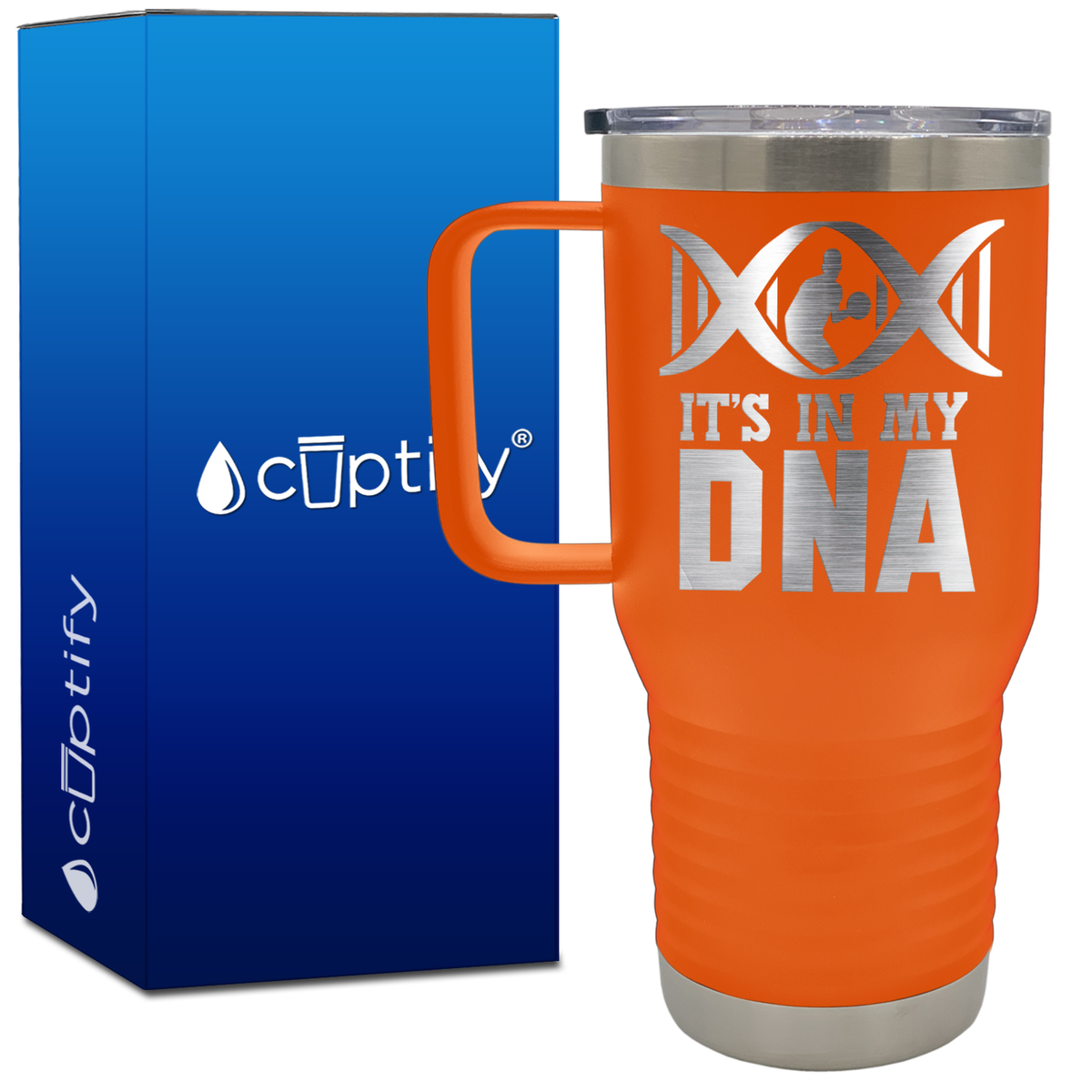 It's in My DNA Basketball 20oz Basketball Travel Mug