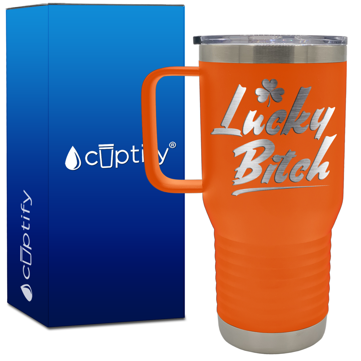 Lucky Bitch 20oz Travel Mug