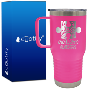 Autism Awareness Puzzle 20oz Autism Travel Mug